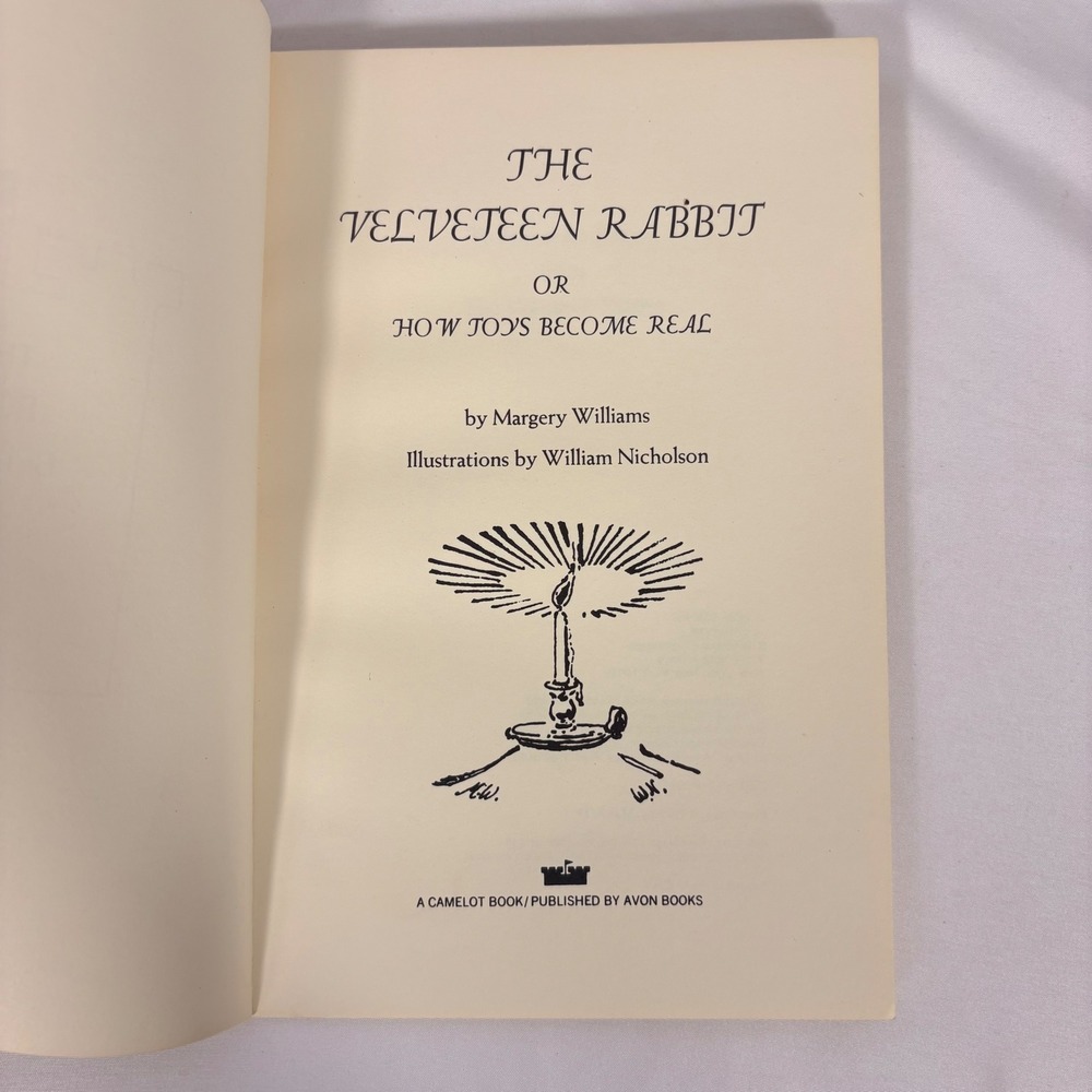 Vintage 1975 The Velveteen Rabbit Margery Williams Camelot Avon Books Paperback - Picture 4 of 9